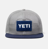 YETI- Gray/Navy Velcro Badge Hat