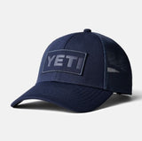 YETI- Navy Logo Patch Trucker Hat