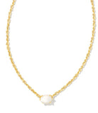 KENDRA SCOTT- Cailin Pendant Necklace in Gold Champagne Opal Crystal