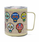 CONSUELA- 12oz Camp Cup in Sugar Skulls