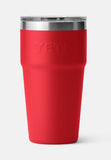 YETI- Rambler 20oz Stackable Cup in Rescue Red