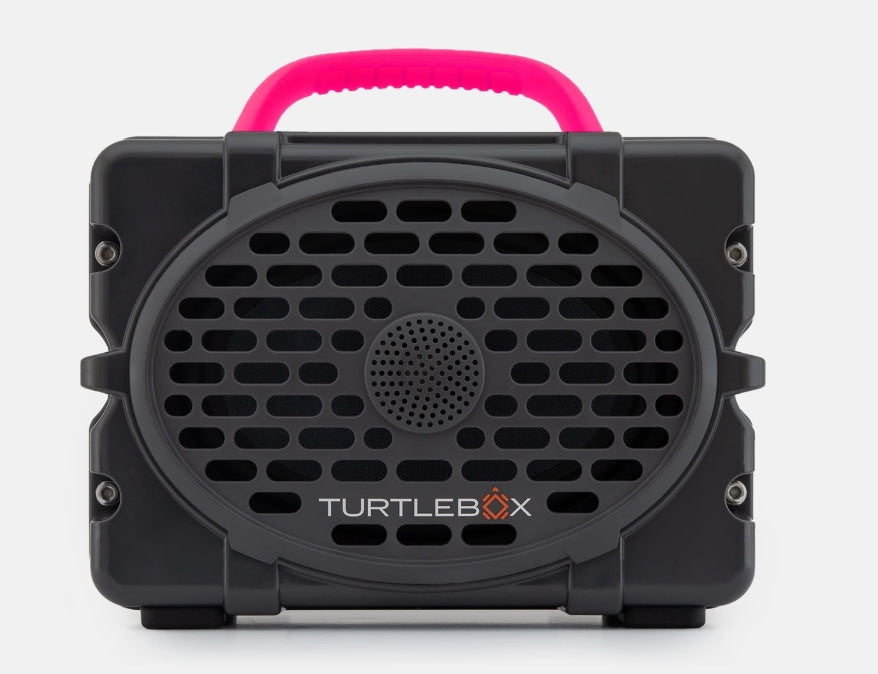 Turtlebox Generations TURTLEBOX- Generation 3 Speaker in Gray/Hot Pink – Luka Life + Style
