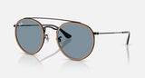 RAYBAN- Round Double Bridge Sunglasses