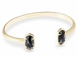 KENDRA SCOTT- Elton Gold Bracelet in Black