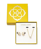 KENDRA SCOTT- Cailin Crystal Gift Set in Gold White Crystal