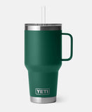 YETI- 35oz Straw Mug in Black Forest Green