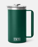 YETI- 34oz French Press in Black Forest Green