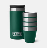 YETI- Shot Glasses & Case in Black Forest Green