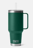 YETI- 42oz Straw Mug in Black Forest Green