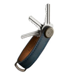 Orbitkey Key Organizer- Marine Blue Crazy Horse Leather