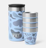 YETI- Shot Glasses & Case in Blue Camo