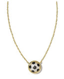 KENDRA SCOTT- Gold Soccer Short Pendant Necklace