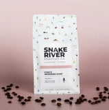 SNAKE RIVER ROASTING CO- Fish's First Cast Whole Bean Coffee (12oz)