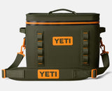 YETI- Hopper Flip 18 in Olive/King Crab Orange