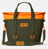 YETI- M30 Soft Cooler in Olive/King Crab Orange
