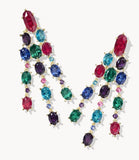 KENDRA SCOTT- Cailin Gold Statement Earrings in Multi Mix