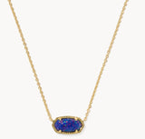 KENDRA SCOTT- Elisa Gold Necklace in Indigo Opal