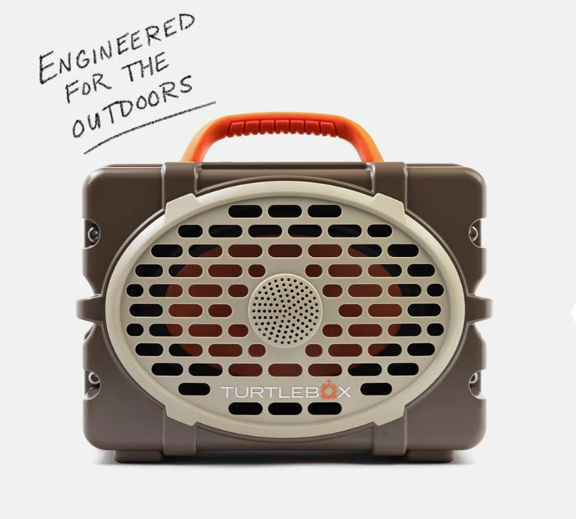 Turtlebox Ranger Delta TURTLEBOX- Generation 3 Speaker in Delta Brown/Blaze Orange – Luka Life ...