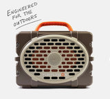 TURTLEBOX- Generation 3 Speaker in Delta Brown/Blaze Orange