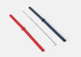 YETI- Silicone Straw Pack L/XL in Red/White/Navy