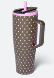 BRUMATE- Era Flip 40oz in Mocha Dot