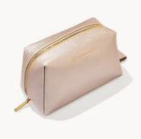 KENDRA SCOTT- Large Cosmetic Zip Case in Champagne