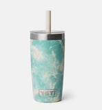 YETI- Jr. 10oz Tumbler w/Silicone Straw in Sea View