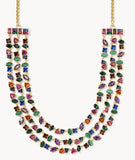 KENDRA SCOTT- Isabelle Statement Necklace in Gold Multi Mix