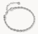 KENDRA SCOTT- Isabelle Chain Bracelet in Rhodium Metal
