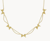 KENDRA SCOTT- Bow Strand Gold Necklace