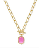 KENDRA SCOTT- Daphne Link Chain Necklace in Gold Azalea Illusion