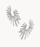 KENDRA SCOTT- Melody Bird Hoop Earring in Rhodium Metal