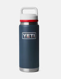 YETI- 26oz C Chug Bottle in Navy/Rescue Red/White/Badge