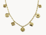 KENDRA SCOTT- Dira Charm Necklace in Gold Metal