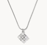 KENDRA SCOTT- Dira Rhodium Pearl Pendant necklace