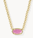 KENDRA SCOTT- Elisa Gold Beaded Necklace in Azalea Illusion