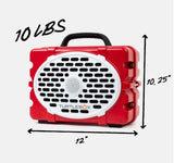 TURTLEBOX- Generation 3 Speaker in Red/White
