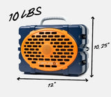 TURTLEBOX- Generation 3 Speaker in Navy/Orange