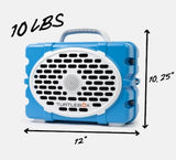 TURTLEBOX- Generation 3 Speaker in Light Blue/White