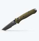 BENCHMADE- Bailout Tanto in Woodland Green Aluminum