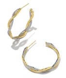 KENDRA SCOTT- Hayden Hoop Earrings Mixed Metal