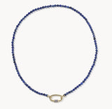 KENDRA SCOTT- Emery Beaded Strand Necklace in Gold Blue Lapis