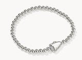 KENDRA SCOTT- Cheer Stretch Bracelet in Rhodium White Mother of Pearl