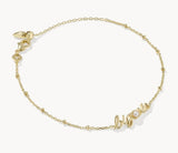 KENDRA SCOTT- Big Sis Delicate Chain Bracelet in Gold Freshwater Cultured Pearl