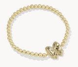 KENDRA SCOTT- Haley Bow Stretch Bracelet in Gold Ivory Mother of Pearl