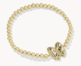 KENDRA SCOTT- Haley Bow Stretch Bracelet in Gold Blush Ivory Mother of Pearl