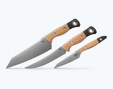 BENCHMADE- 3 Piece Kitchen Knife Set in Maple Valley Richlite