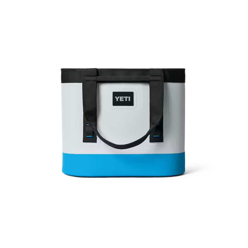 YETI- Camino Carryall 35 in Fog Gray/Blue