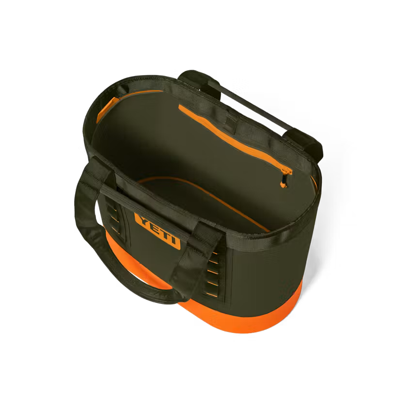 YETI- Camino Carryall 35 2.0 in Olive/King Crab Orange