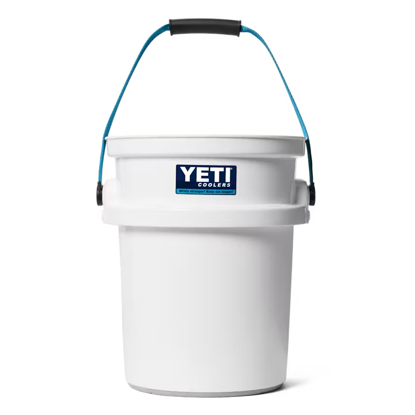 YETI- Loadout Bucket in White/Blue